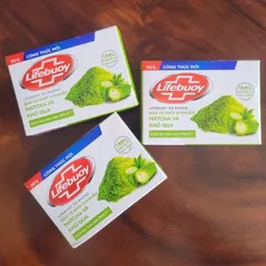 Xà Bông Cục LifeBuoy Diệt Khuẩn Trắng Da Giảm Mụn Matcha 90g