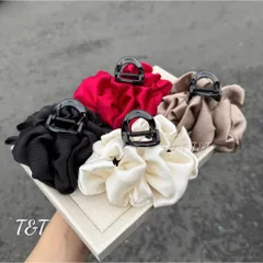 🌷 KẸP TÓC VẢI XẾP LY – NHỎ XINH MÀ LÊN TÓC CỰC ĐIỆU 🌷