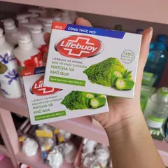 Xà Bông Cục LifeBuoy Diệt Khuẩn Trắng Da Giảm Mụn Matcha 90g
