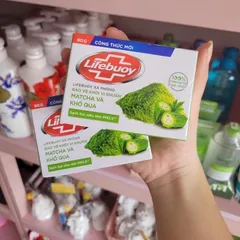 Xà Bông Cục LifeBuoy Diệt Khuẩn Trắng Da Giảm Mụn Matcha 90g
