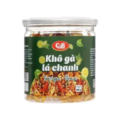[Hũ 100g] Khô Gà Lá Chanh, Khô Heo Sấy Tỏi, Chà Bông Heo C&B - Đồ Ăn Vặt Sạch Thơm Ngon Đậm Vị 831596