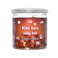 [Hũ 100g] Khô Gà Lá Chanh, Khô Heo Sấy Tỏi, Chà Bông Heo C&B - Đồ Ăn Vặt Sạch Thơm Ngon Đậm Vị 831596