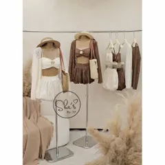 (BKN002) Set ren 3 món 2 dáng thích hợp đi biển đi du lịch, dành cho nữ sang chảnh
