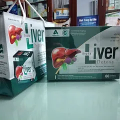 ANPHA LIVER DETOXY 60 viên - Giải độc gan, mát gan, giảm mẩn ngứa, nóng trong hiệu quả.