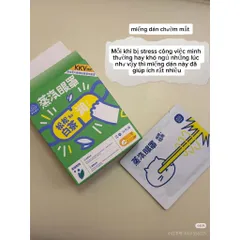 Mặt nạ mắt nóng giảm đau mỏi và quầng thâm mắt hộp 10 miếng
