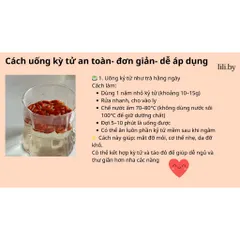 Kỷ tử đỏ SHAN LI HAI LI sấy khô hữu cơ dùng để uống hoặc chế biến trong món ăn