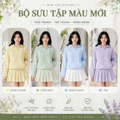 [ BST 10 Màu Sắc Mới ] Áo Khoác Gió Nữ 2 Lớp Lót Lụa Có Mũ Trùm Đầu Kèm Dây Rút Chống Nắng Cản Gió Kháng Nước Hiệu Quả