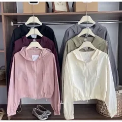 [ BST 10 Màu Sắc Mới ] Áo Khoác Gió Nữ 2 Lớp Lót Lụa Có Mũ Trùm Đầu Kèm Dây Rút Chống Nắng Cản Gió Kháng Nước Hiệu Quả