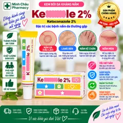 Kem Bôi Da K-e-t-o-c-o-n-a-z-o-l-e Hỗ Trợ Tẩy Tế Bào Chết Dịu Nhẹ Mịn Bề Mặt Da Tuýp 5g