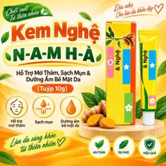 Kem Bôi Tinh Chất Nghệ NH Hỗ Trợ Làm Dịu Da Mờ Thâm Mịn Bề Mặt Tuýp 10g