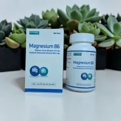 Magnesium B6 , đóng gói hộp chứa lọ 250 viên BV