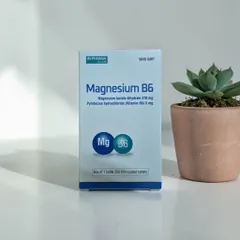 Magnesium B6 , đóng gói hộp chứa lọ 250 viên BV