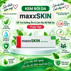 Kem Bôi Dưỡng Da M-A-X-X-S-K-I-N Hỗ Trợ Dịu Mát & Cân Bằng Bề Mặt Da Tuýp 10g