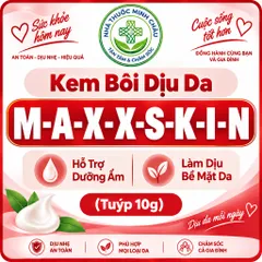 Kem Bôi Dưỡng Da M-A-X-X-S-K-I-N Hỗ Trợ Dịu Mát & Cân Bằng Bề Mặt Da Tuýp 10g