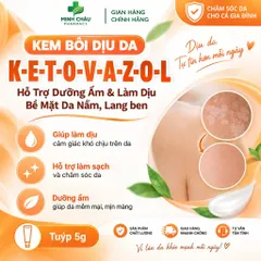 Kem Bôi Dưỡng Da K-E-T-O-V-A-Z-O-L Hỗ Trợ Dịu Mát & Cân Bằng Bề Mặt Da Tuýp 5g