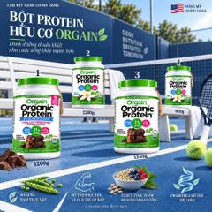 [CHÍNH HÃNG MỸ] Bột Đạm Thực Vật Hữu Cơ Orgain Organic Protein Chuẩn USDA (920g - 1200g - 1240g)