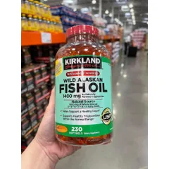 [Hàng Mỹ Chuẩn] Dầu Cá & Omega Cao Cấp Đủ 6 Dòng Kirkland, Nature Made, Nature's Bounty, Pure Alaska