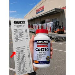 [HÀNG MỸ AIR CÓ BILL] Viên Uống Kirkland Signature CoQ10 300mg Hỗ Trợ Hệ Tuần Hoàn & Năng Lượng Cơ Thể (Lọ 100 Viên)