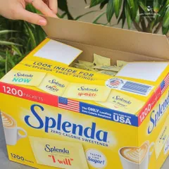 100 gói Đường ăn kiêng Splenda của Mỹ cho người ăn kiêng, tiểu đường
