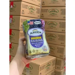 [CHÍNH HÃNG] Nho Khô SUNVIEW RAISINS Medley Jumpo Grapes 425g