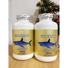 [HÀNG MỸ] Viên Uống Bổ Khớp Sụn Vi Cá Mập Shark Cartilage 750mg (Hộp 300 Viên)