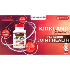 Viên Kirkland Triple Action Joint Health 110 viên M.ỹ