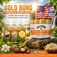 Kem Dưỡng Ẩm Sâu Cho Da Khô Sần Gold Bond Rough & Bumpy Skin 226g Mỹ