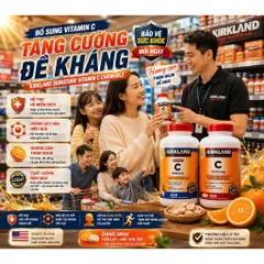 Viên Uống Bổ Sung Vitamin C 500mg & 1000mg Kirkland Signature 500 viên của Mỹ. CHÍNH HÃNG