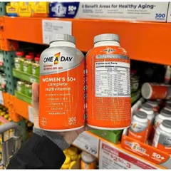 Viên uống One A Day Men's, Women 50+ Multivitamin 300 viên