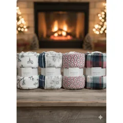 Chăn Throw Threshold –  127 × 152 cm (50 × 60 in) Siêu Mềm Mịn, Ấm Áp – Hàng Mỹ 832046