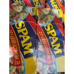 của Mỹ Lốc 8 Hộp Thịt Đóng Hộp Spam  Less Sodium