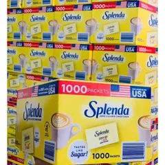 Thùng 1000 gói Đường Ăn Kiêng Splenda No Calories Sweetener chính hãng Mỹ