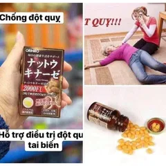 VIÊN UỐN 2000FU CỦA NHẬT ORIHIRO (HỘP 60 VIÊN) - Natto Kinase 2000FU