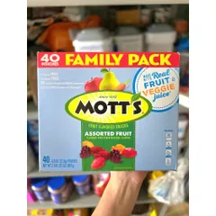 KẸO DẺO TRÁI CÂY MOTT'S MỸ 40 GÓI 907g chính hãng  của mỹ