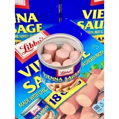 LẺ 2 HŨ Xúc Xích Libby Vienna Sausage Của Mỹ 130g