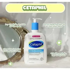 CHÍNH HÃNG MỸ CHAI 591ML Sữa Rửa Mặt Cetaphil Cho Mọi Loại Da, chai 591ml