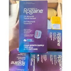 hộp 2 chai Bọt mọc tóc nữ Rogaine Women’s’ 5% Minoxidil Foam 60g