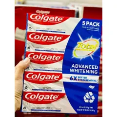 Kem đánh răng Colgate Total Advanced Whitening(181g) của Mỹ 2025