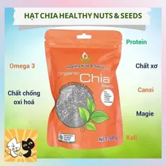 Hạt chia Úc hữu cơ Healthy Food Organic Chia Seed Orange 500g