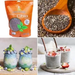 Hạt chia Úc hữu cơ Healthy Food Organic Chia Seed Orange 500g