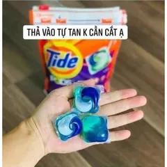 1 bịch Viên giặt xả Tide Pods bịch 39 viên của Mỹ mẫu mới thùng 156 viên có 4 bịch