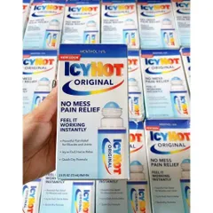Dầu Nóng Dạng Lăn ICY HOT - Original No Mess Pain Relief 73ml date 2027