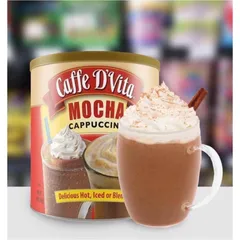 Của Mỹ Cà phê sữa hòa tan Mocha Cappuccino của Caffe D'Vita Mỹ hộp 1.8kg