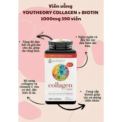 Viên Collagen Youtheory Đẹp Da Chống Lão Hóa Youtheory 390 Viên 2027
