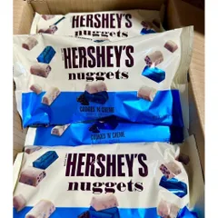 Của Mỹ Date 2025 Kẹo Socola Hershey’s Nuggets Cookies ‘N’ Creme White Chocolate 344g