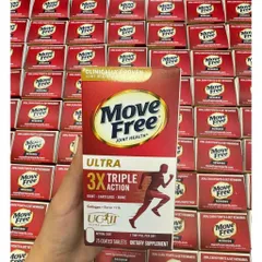 HÀNG Mỹ Viên Move Free Joint Health Ultra Type II Collagen + Boron + HA Hộp 75 Viên. DATE 2026