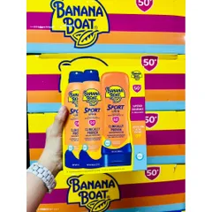 Hàng Mỹ nguyên set (như hình ) Xịt chống nắng Banana Boat chính hãng Mỹ