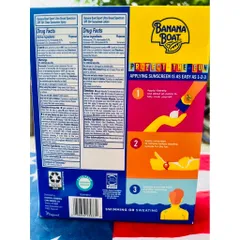 Hàng Mỹ nguyên set (như hình ) Xịt chống nắng Banana Boat chính hãng Mỹ
