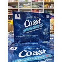 LỐC 8 CỤC Xà Bông Cục Coast Classic Scent 113g - Hàng USA