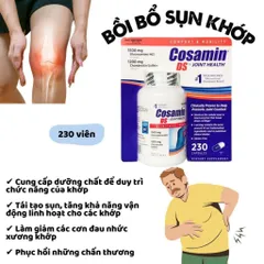 Hàng MỸ Viên tái tạo sụn khớp Cosamin DS 230 viên For Joint Health